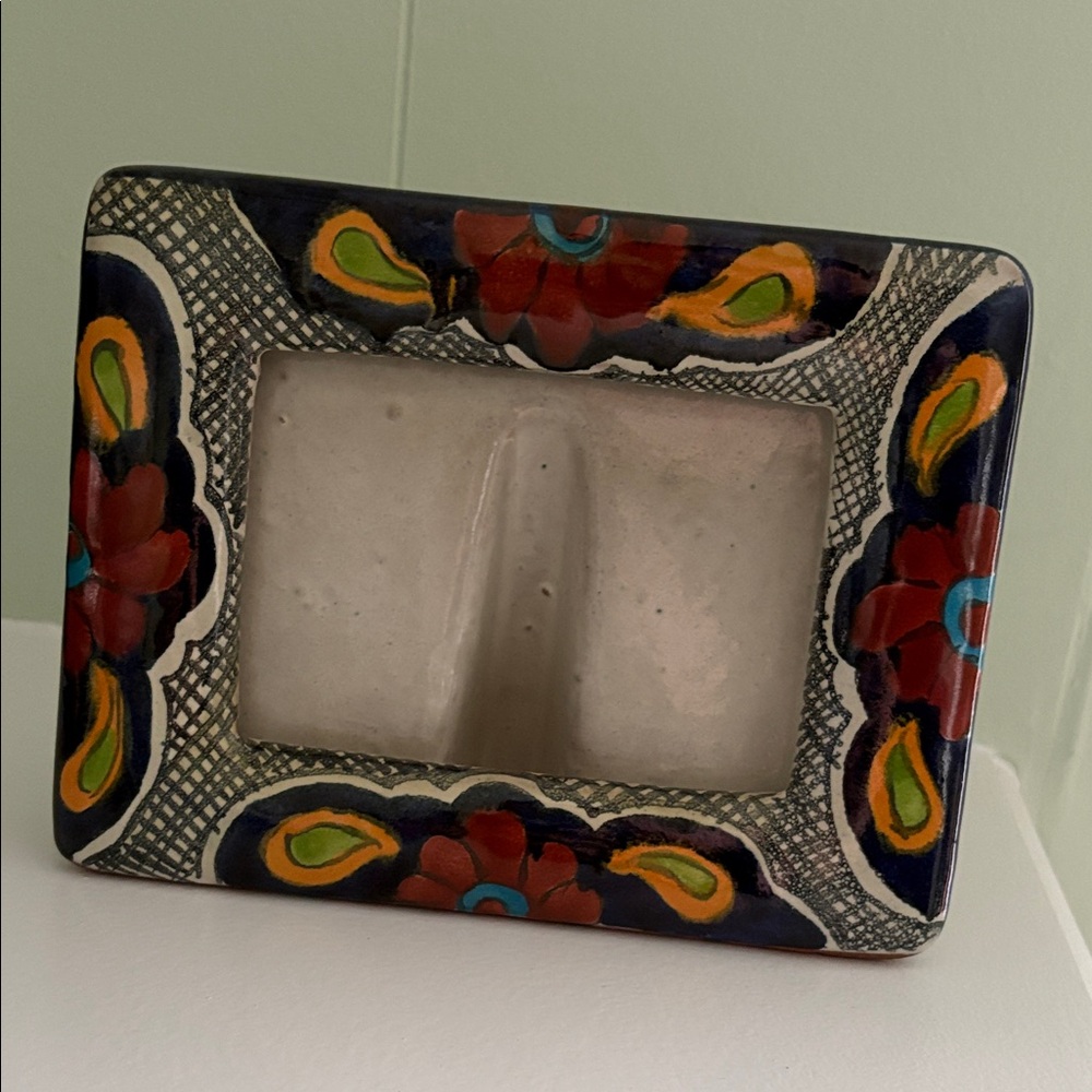 Talavera picture frame